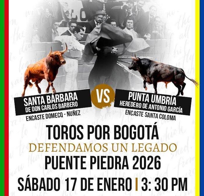 El 6 de diciembre se lanza el cartel de la corrida del 17 de enero en Puente Piedra