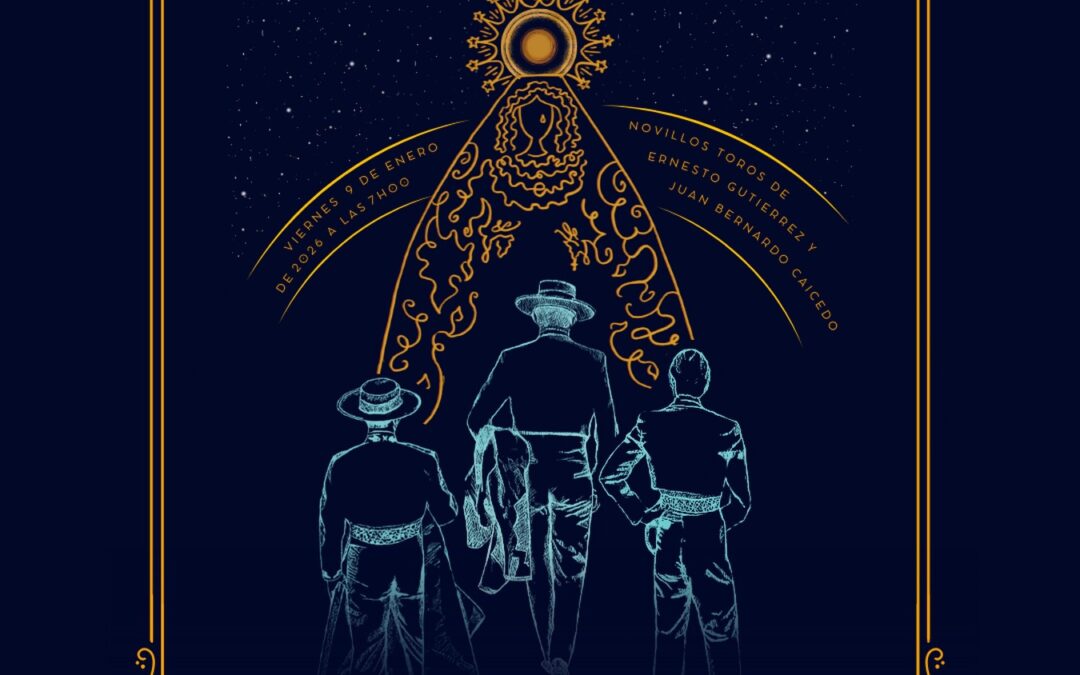 Cormanizales y el precioso cartel que promueve el Festival en el que estará el maestro Rincón