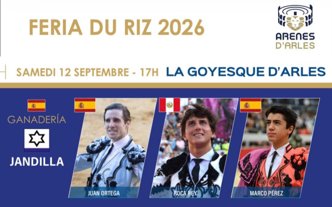Cartelazo . La goyesca de Arles  ,12 de septiembre