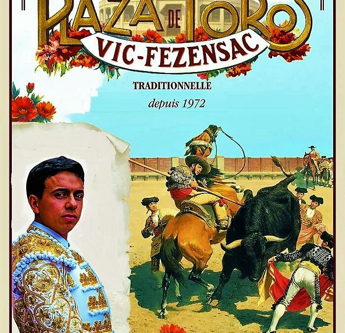 El 24 de mayo con  Baltasar Ibán, Juan de Castilla en la plaza francesa de Vic Fezensac