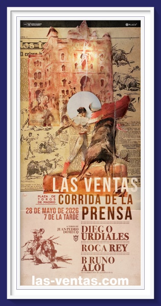 Victorino Martìn asesor del rey en la corrida de la prensa en Madrid el 28 de mayo