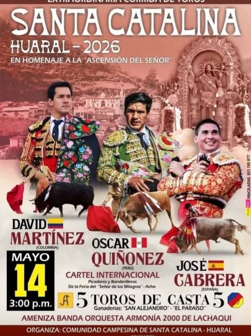 David Martìnez torea en Perù