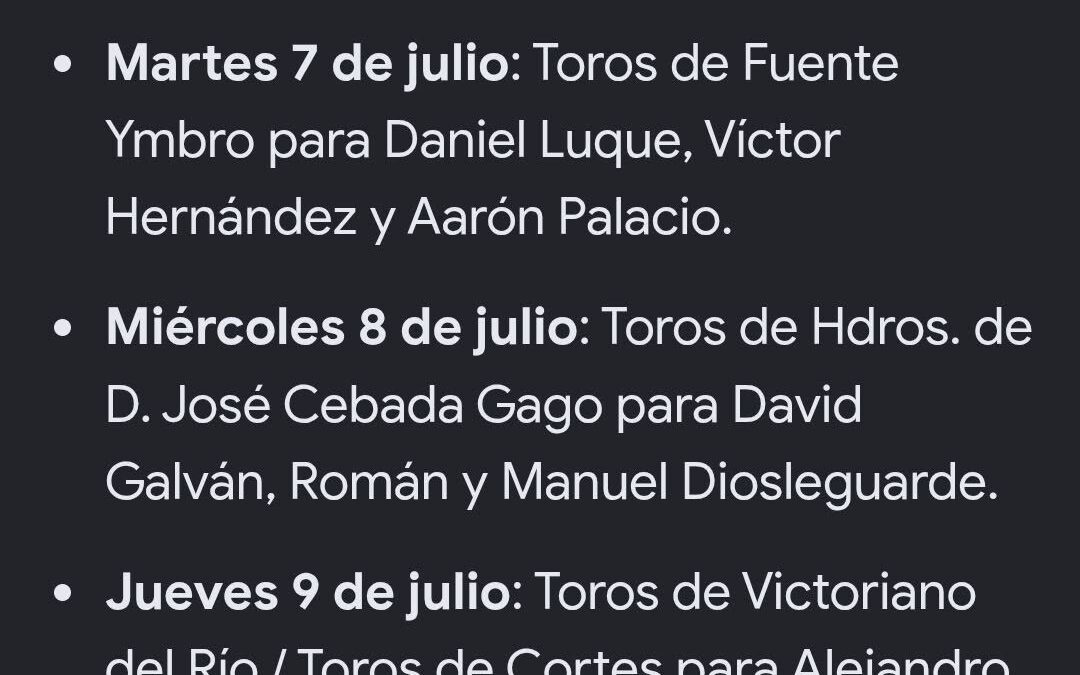 Lista la feria de julio de Valencia