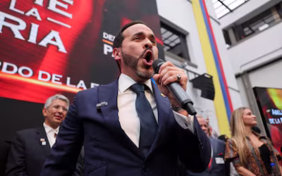 El conteo deja como presidente electo ( falta el escrutinio que le darà el triunfo final al ganador de esta segunda vuelta) al abogado Abelardo de la Espriella en su contienda con Ivàn Cepeda