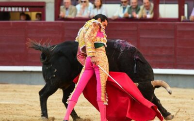 Emilio de Justo marró con la espada soberbia faena en el cuarto en Madrid…Víctor Hernández, dramática cogida  en el sexto…Lo llevó varios metros de manera impresionante como si fuera un muñeco. Y luego lo prendió por el chaleco. Ovación de gala