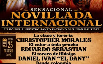 Un novillero del Espinal debuta en Mèxico
