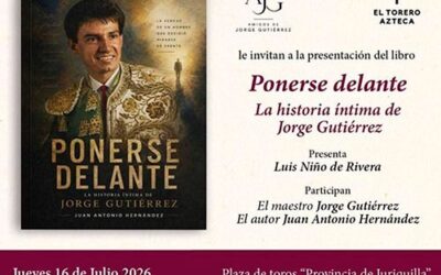 «Ponerse delante», obra de Juan A. Hernàndez que saca a la  luz las interioridades de un torero, Jorge Gutièrrez