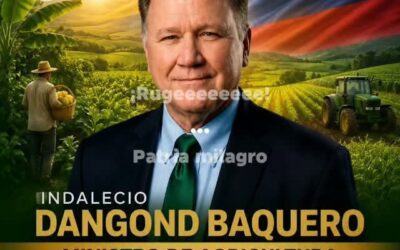Indalecio Dangond Baquero Ministro de Agricultura designado por el Presidente Abelardo De La Espriella