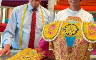 Traje de luces que une a dos continentes