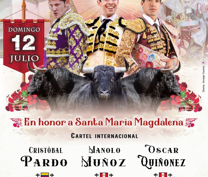 Este domingo torea en el Perù Cristòbal Pardo