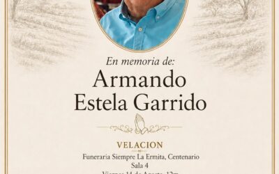 Muriò don Armando Estela Garrido