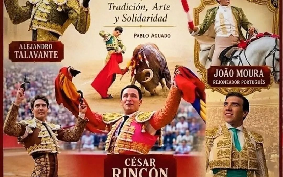 Precioso cartel del Festival del 4 de octubre en Sevilla con el maestro Rincón en la lujosa nómina
