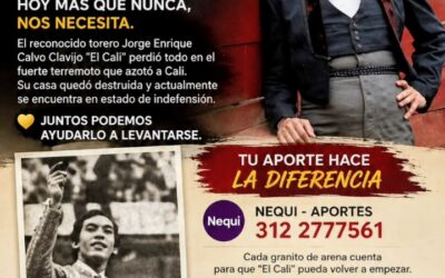El momento de la solidaridad con el maestro «El Cali»