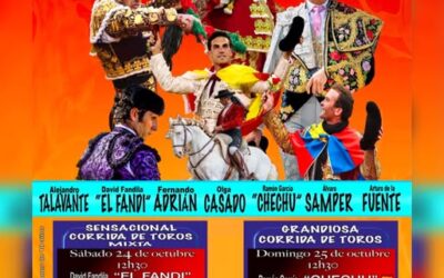 Latacunga con carteles y fechas