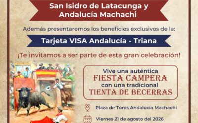 Fiesta campera y tentadero de becerras en la plaza de toros de Machachi el 21 de agosto