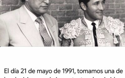 El maestro Rincòn y la partida de quien fue su apoderado, don Luis Alvarez