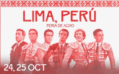 24 y 25 de octubre con toros de El Capea y Los Victorinos transmisiòn desde Acho por Onetoro
