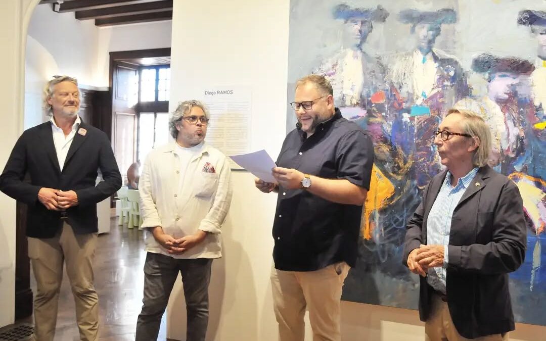El pintor colombiano Diego Ramos expone en el museo francès de Guéthary una variada creaciòn en la que no falta el guiño a la tauromaquia