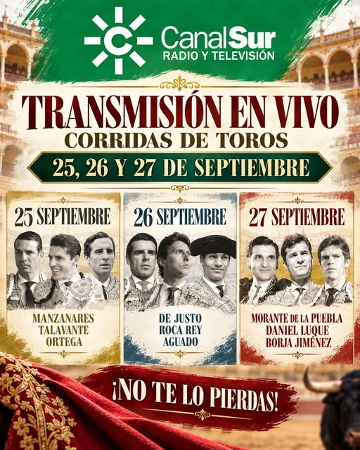 Canal Sur transmitirà la feria de San Miguel en Sevilla