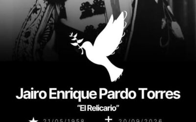Hoy, funeral de Jairo Pardo. Mañana las exequias