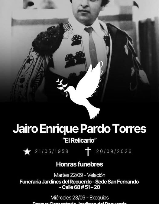 Funeral de Jairo Pardo
