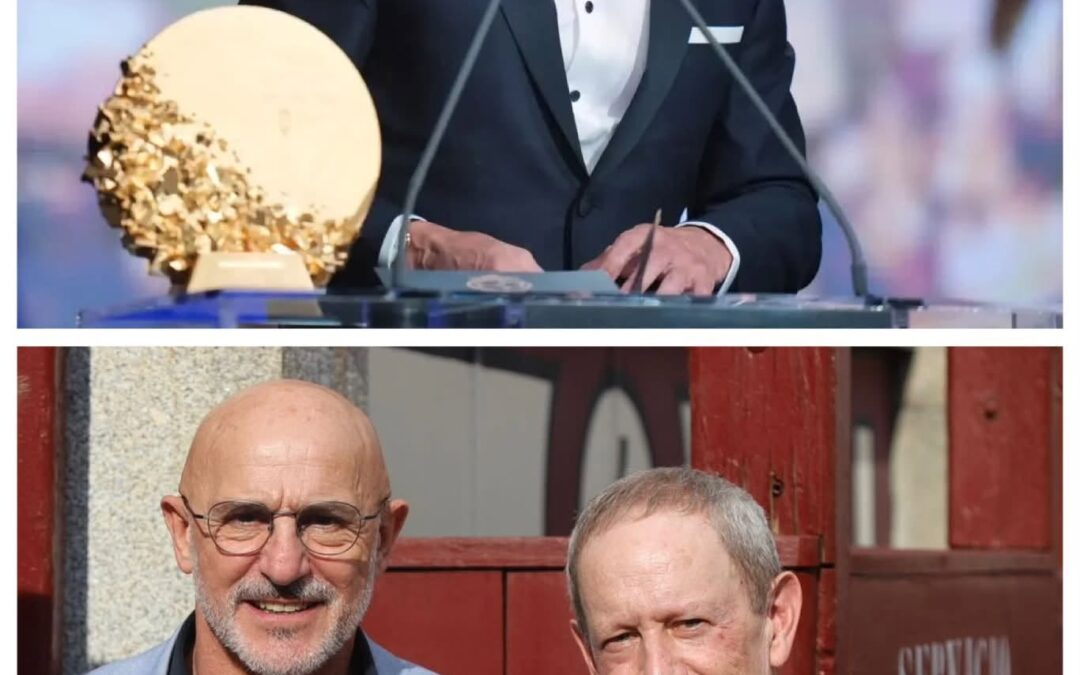 Luis de la Fuente, director tècnico de España y taurino de pro , balòn de oro como mejor entrenador